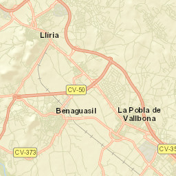La Pobla de Vallbona Street Map