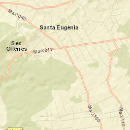 Santa Eugènia Street Map