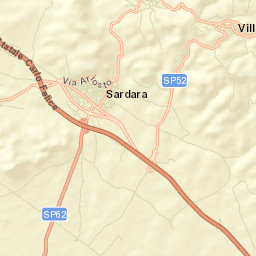 Sardara Street Map
