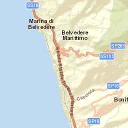 Belvedere Marittimo Street Map