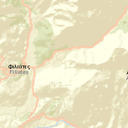 Filiátes Street Map