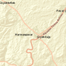 Çiçekdağı Street Map