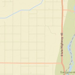 Ordbend California Street Map