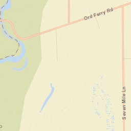 Rancho Llano Seco California Street Map