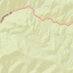 Sierra County Street Map
