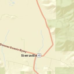 Sierraville California Street Map
