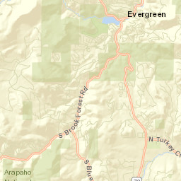 6301-6531 County Road 73, Evergreen, CO Street Map