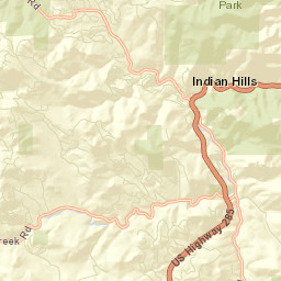 Twin Forks Colorado Street Map