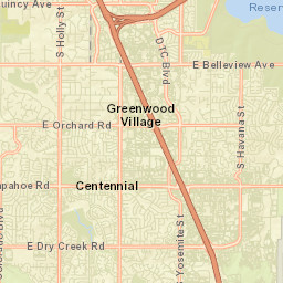 4955 E Preserve Ln Greenwood Village Street Map