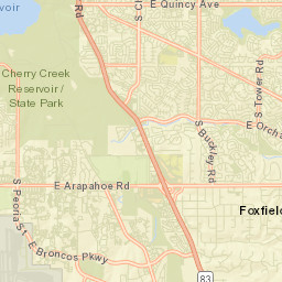 18433-18441 East Belleview Place Centennial CO Street Map