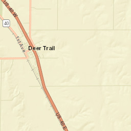 701 Colorado 40, Deer Trail, CO 80105, USA Street Map