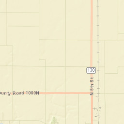 Coles County Street Map