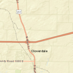 Cloverdale Street Map