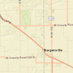 Bargersville Street Map
