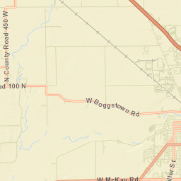Shelby County Street Map