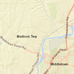 West Middletown Ohio Street Map