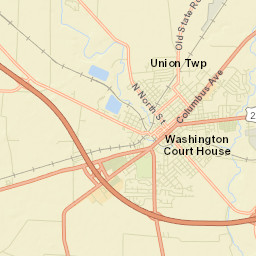 Washington Oaks Ohio Street Map