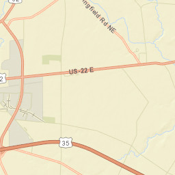 Johnson Ohio Street Map