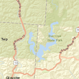 Vicksville Ohio Street Map