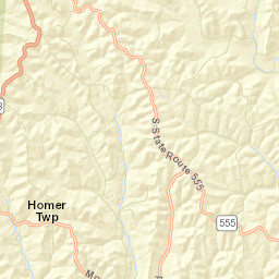 Mountville Ohio Street Map