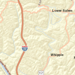 Warner Ohio Street Map