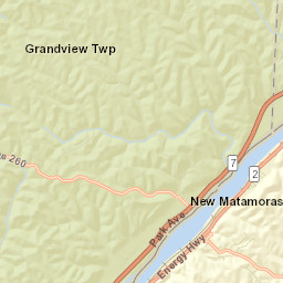 New Matamoras Ohio Street Map
