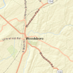 Woodsboro Street Map