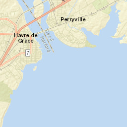 Havre de Grace Street Map