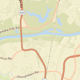Summit Bridge Delaware Street Map
