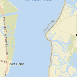 Port Penn Delaware Street Map