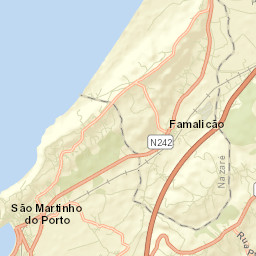 São Martinho do Porto Street Map