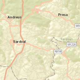Sardoal Street Map