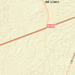 Monreal del Llano Street Map