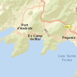 Camp de Mar Street Map
