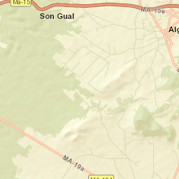 Algaida Street Map