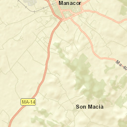 Manacor Street Map