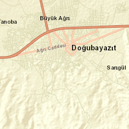 Doğubayazıt Street Map