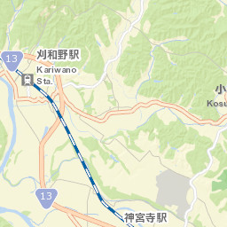Daisen-shi Street Map