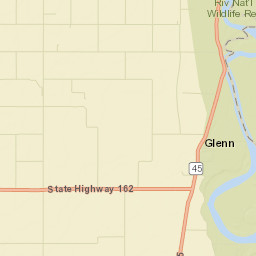 Glenn California Street Map