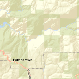 Old Forbestown California Street Map