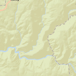Strawberry Valley California Street Map