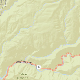 Cal-Ida California Street Map