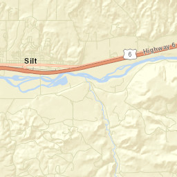 Silt Colorado Street Map