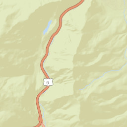 Interstate 70, White River National Forest Street Map