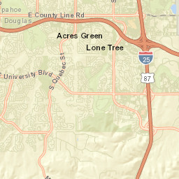 4800 East County Line Road, Highlands Ranch Street Map