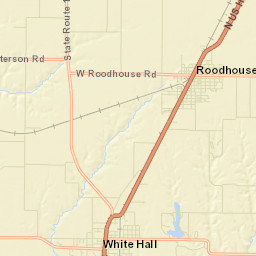 White Hall Street Map