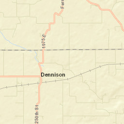 19990-20662 N 2250th St Dennison Street Map