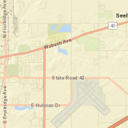 Lost Creek, IN, USA Street Map