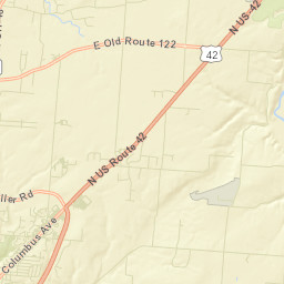 Genntown Ohio Street Map