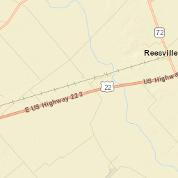 Reesville Ohio Street Map